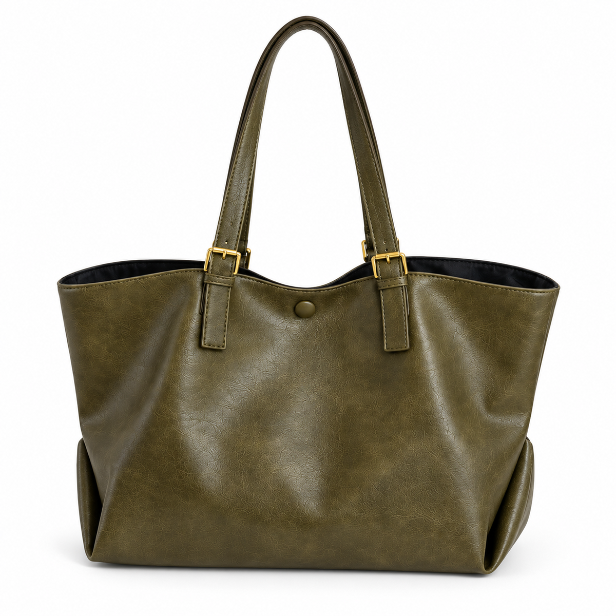Sac Cabas Femme Vintage Vert– Grand Format & Élégance