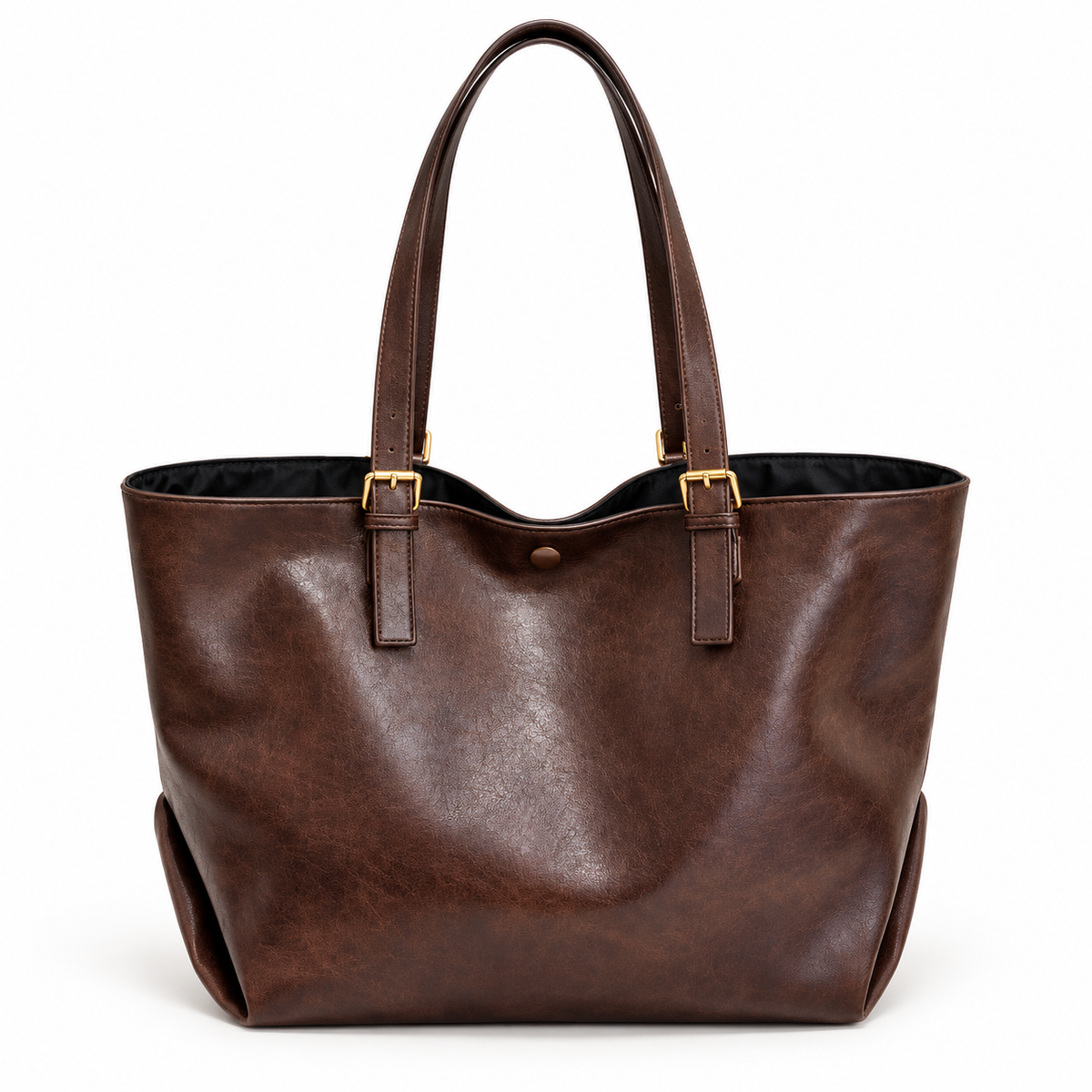 Sac Cabas Femme Vintage Marron– Grand Format & Élégance