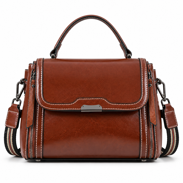 Sac à Main Femme en Cuir Véritable – Élégance Vintage
