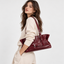 Sac à Épaule Vintage Élya – Bordeaux