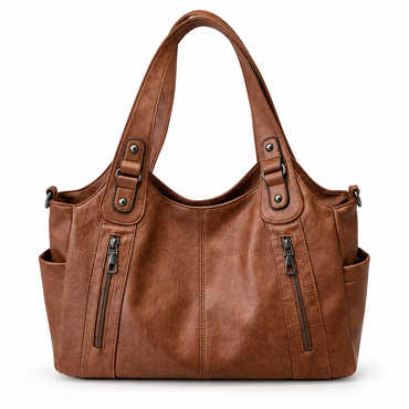 Sac Cabas Élégant Lyra – Marron