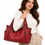 Sac Cabas Élégant Lyra – Rouge Bordeaux