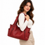 Sac Cabas Élégant Lyra – Rouge Bordeaux