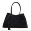 Sac Cabas Femme Noir Effet Daim