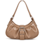 Sac Baguette Beige Verni – Élégance Vintage